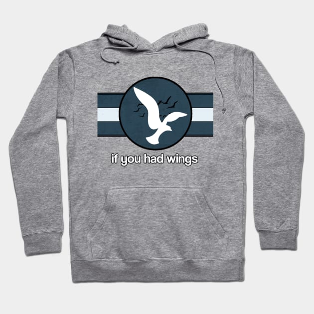 If You Had Wings Hoodie by Bt519